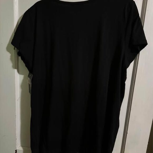 NEW Plus Size “I Got 99 Problems But My Faith Ain’t One” Fitted Graphic Tee - Picture 4 of 4